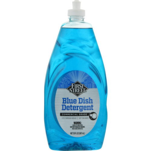 First Street Dish Detergent, Blue