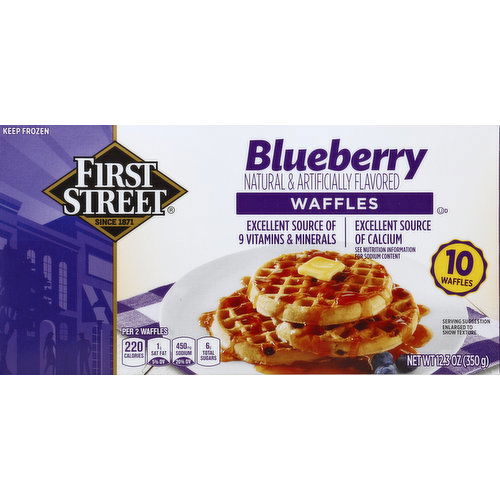 First Street Waffles, Blueberry