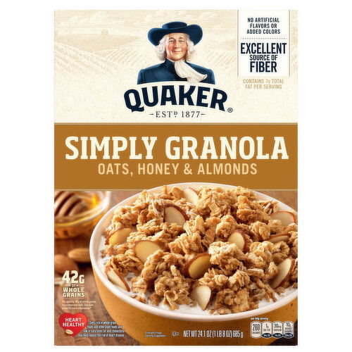 Quaker Simply Oats, Honey & Almonds Granola