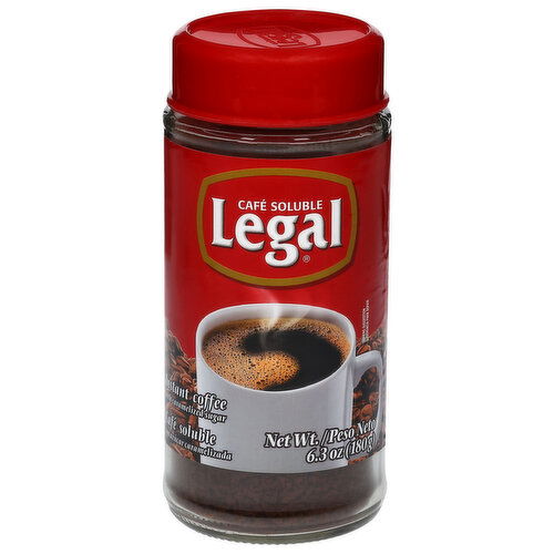 Legal Instant Coffee, with Caramelized Sugar