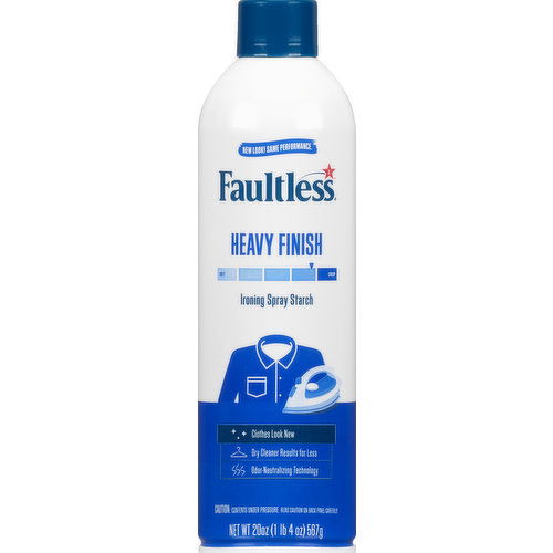 Faultless Ironing Spray Starch, Heavy Finish