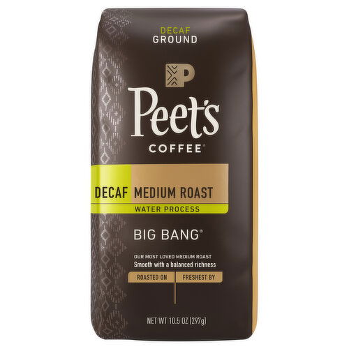 Peet's Coffee Coffee, Ground, Medium Roast, Decaf