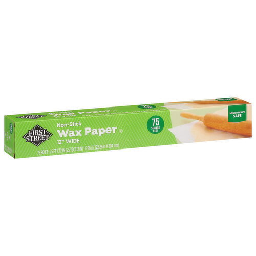 First Street 12 Inch Wide Non-Stick Wax Paper Image 1 of 4