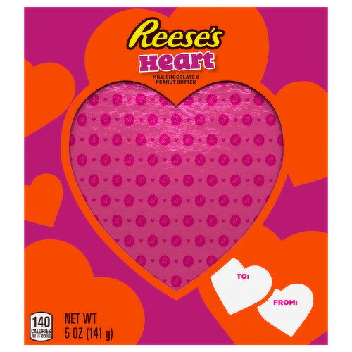 Reese's Milk Chocolate & Peanut Butter Heart