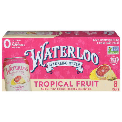 Waterloo Sparkling Water, Tropical Fruit