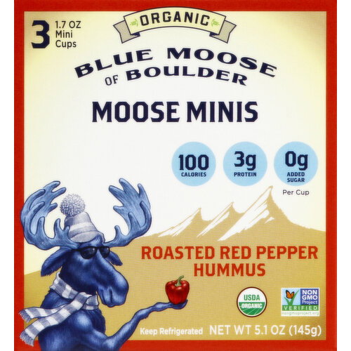 Blue Moose Hummus Red Pepper Mini