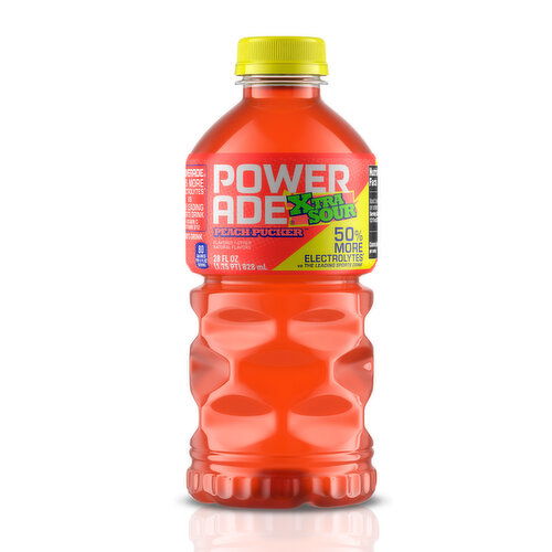 Powerade Xtra Sour Peach Pucker Electrolyte Sports Drink