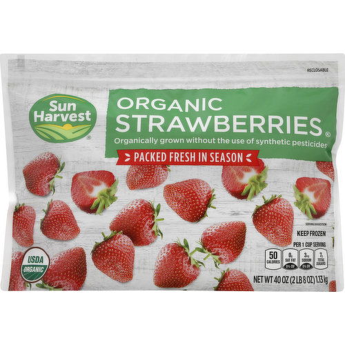 Sun Harvest Strawberries, Organic