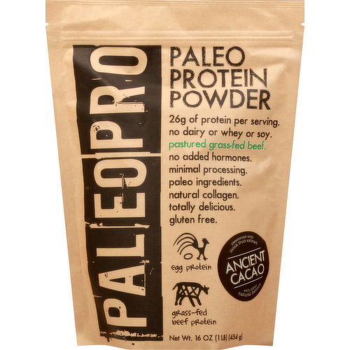 Paleo Pro Protein Powder, Ancient Cacao