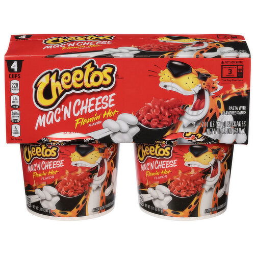 Cheetos Mac 'N Cheese, Flamin Hot Flavor