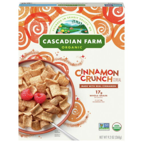 Cascadian Farm Organic Cinnamon Crunch Cereal