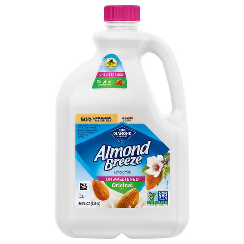 Almond Breeze Unsweetened Original Almondmilk Image 1 of 6