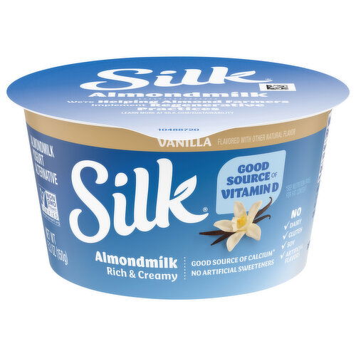 Silk Vanilla Dairy Free Almond Milk Yogurt Alternative