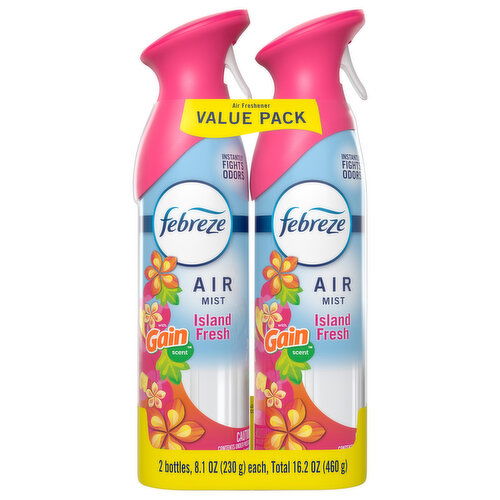 Febreze Air Mist Island Fresh Air Freshener Value Pack