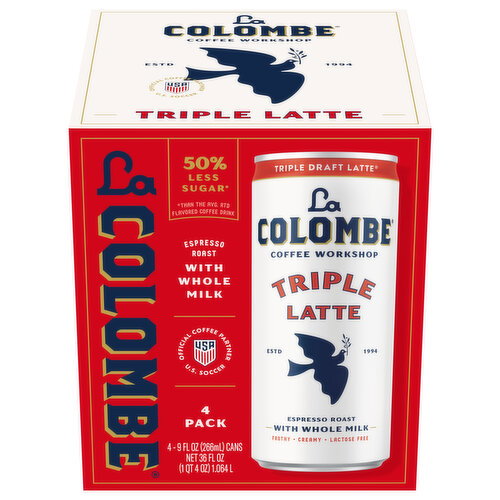 La Colombe Espresso Roast Triple Latte Coffee Drink