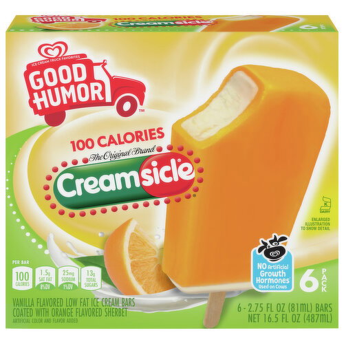 Good Humor Low Fat Vanilla Flavored Ice Cream Bars