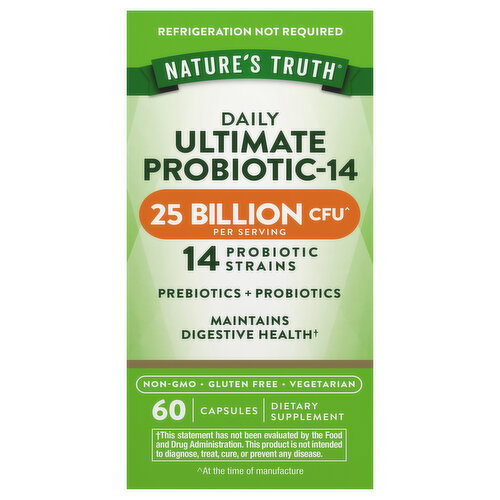 Nature's Truth Daily Capsules Ultimate Probiotic-14
