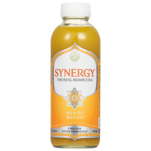 GT's Kombucha, Raw, Mystic Mango