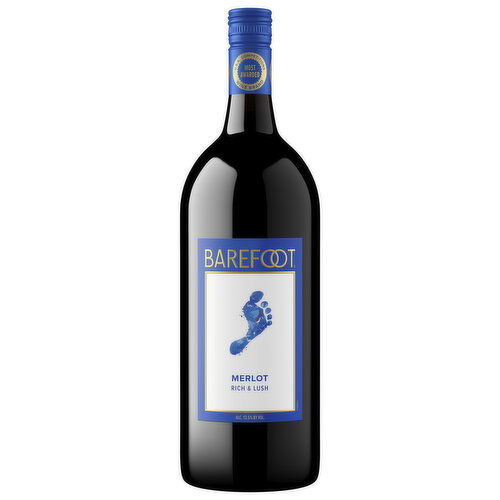 Barefoot Cellars Merlot Red Wine 1.5L Bottle Image 1 of 7