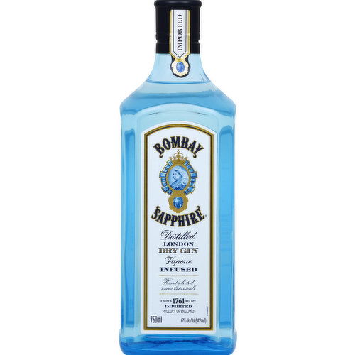 Bombay Dry Gin, London, Distilled