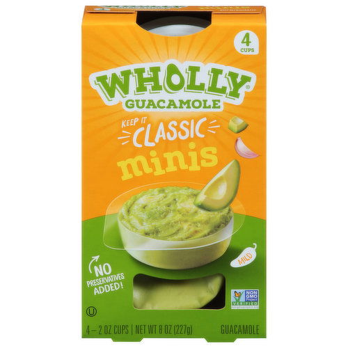 Wholly Guacamole, Classic, Mild, Minis