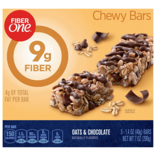 Fiber One Oats & Chocolate Chewy Bars