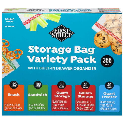 First Street Storage Bag Variety Pack