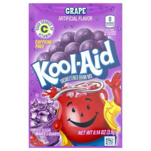 Kool-Aid Unsweetened Caffeine Free Grape Drink Mix