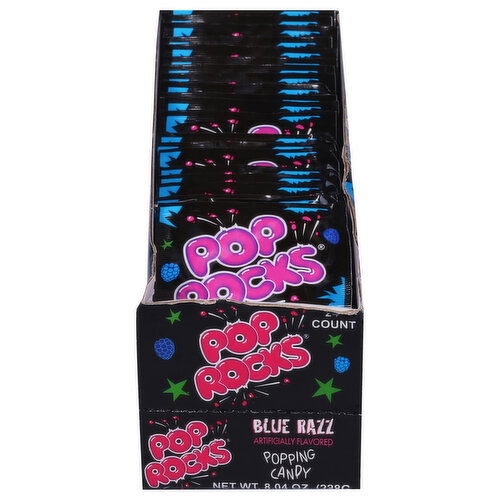 Pop Rocks Popping Candy, Blue Razz