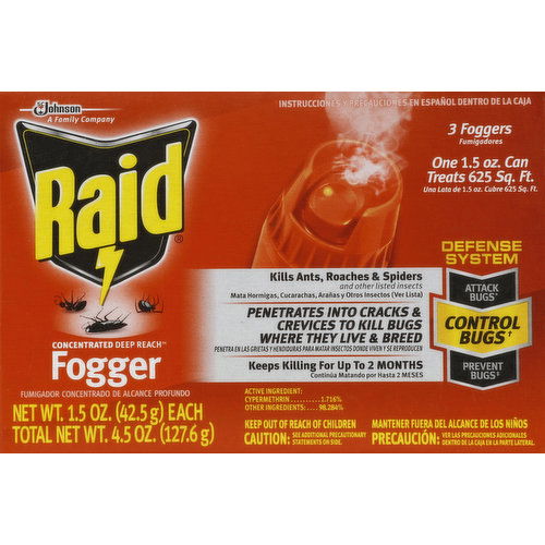 Raid Fogger, Concentrated Deep Reach