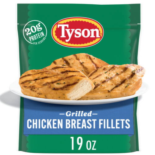 Tyson Frozen Grilled Chicken Breast Fillets