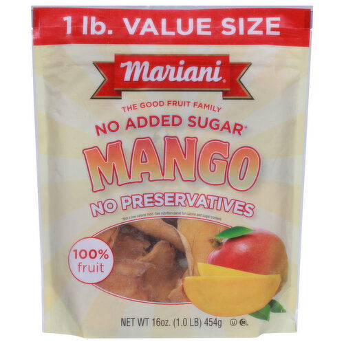 Mariani Mango, Value Size