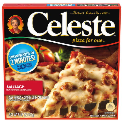 Celeste Sausage Pizza
