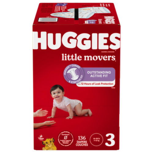 Huggies Diapers, Disney Baby, 3 (16-28 lb)