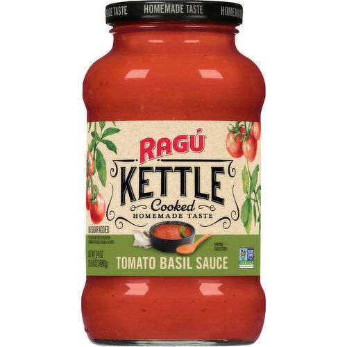 Ragu Sauce, Kettle Cooked, Tomato Basil