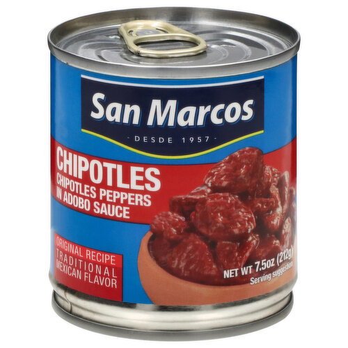 San Marcos Original Recipe Chipotles Peppers in Adobo Sauce