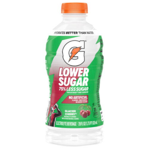 Gatorade Lower Sugar Glacier Cherry Electrolyte Beverage