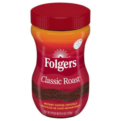 Folgers Classic Roast Instant Coffee Crystals Image 1 of 5