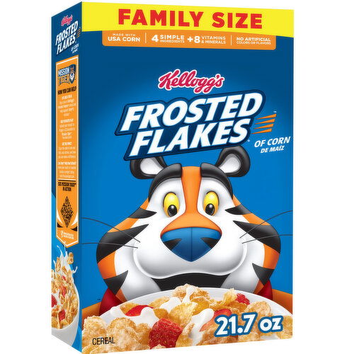 Frosted Flakes Breakfast Cereal, Original, Family Size