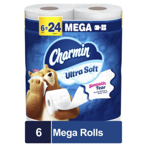 Charmin Ultra Soft Toilet Paper Mega Rolls