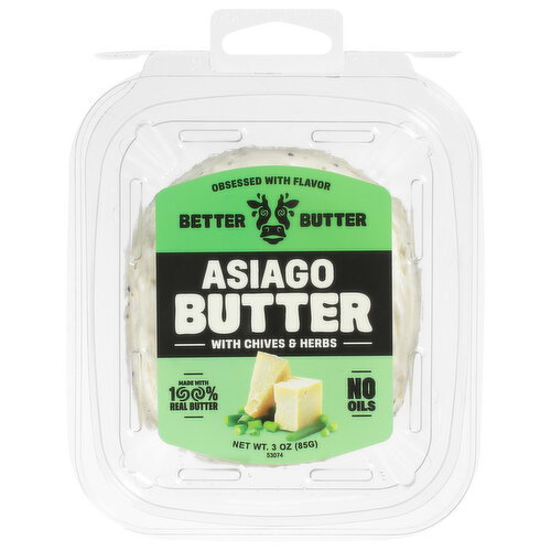 Better Butter Butter, with Chives & Herbs, Asiago