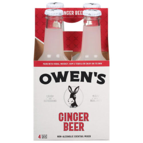 Owen's Cocktail Mixer, Non-Alcoholic, Ginger Beer