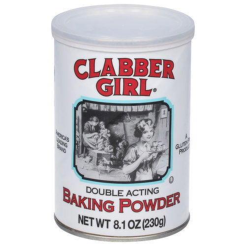 Clabber Girl Baking Powder, Double Acting