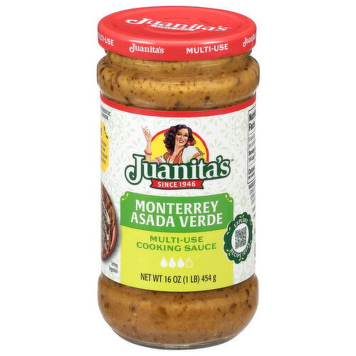 Juanita's Multi-Use Monterrey Asada Verde Cooking Sauce