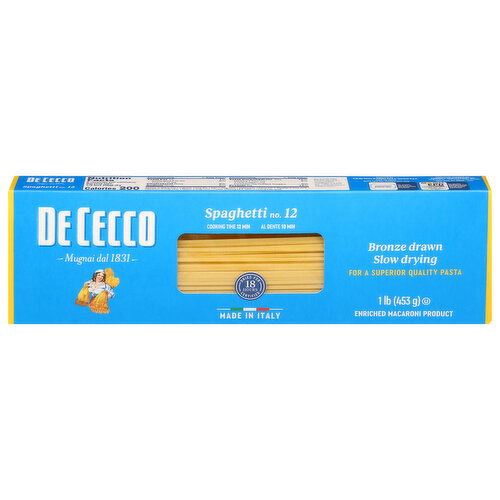 De Cecco Spaghetti, No. 12