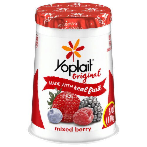 Yoplait Yogurt, Low Fat, Mixed Berry