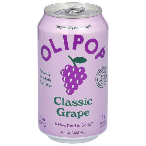 Olipop Classic Grape Soda