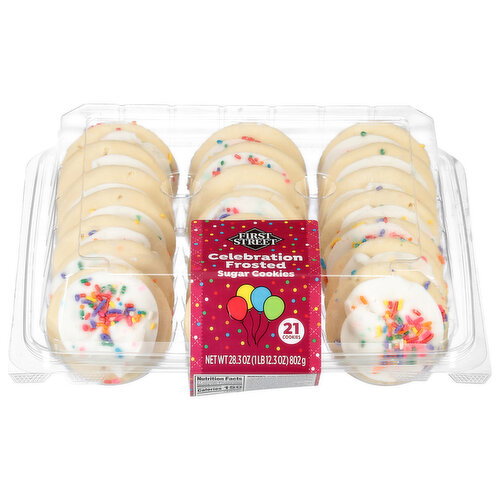 First Street Celebration Frosted Sugar Cookies