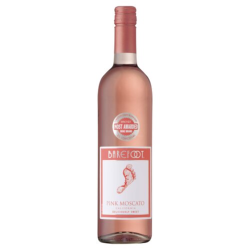 Barefoot Pink Moscato California Rose Wine