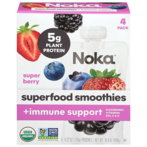Noka Superfood Super Berry Smoothies